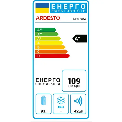 Холодильник Ardesto DFM 90 [DFM 90W] - фото 8