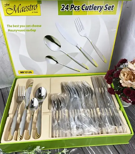 Набор столовых приборов Maestro MR-1512G 24 предмета - фото 3