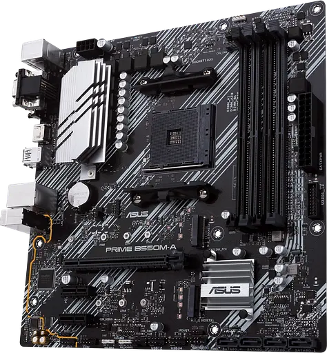 Материнская плата Asus B550M-A Prime Socket AM4 (PRIME B550M-A) Б/У - фото 2