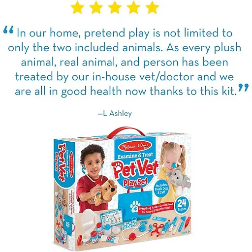Ігровий набір Melissa & Doug Юний ветеринар (MD18520) - фото 6