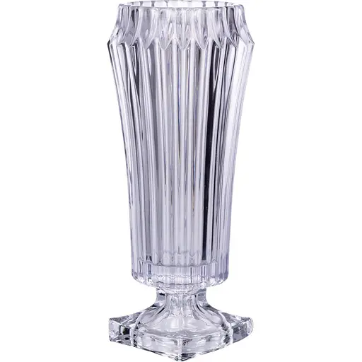 Ваза декоративная Yiwu Minimalist стеклянная фигурная 34.5 см HP-19-141 - фото 1