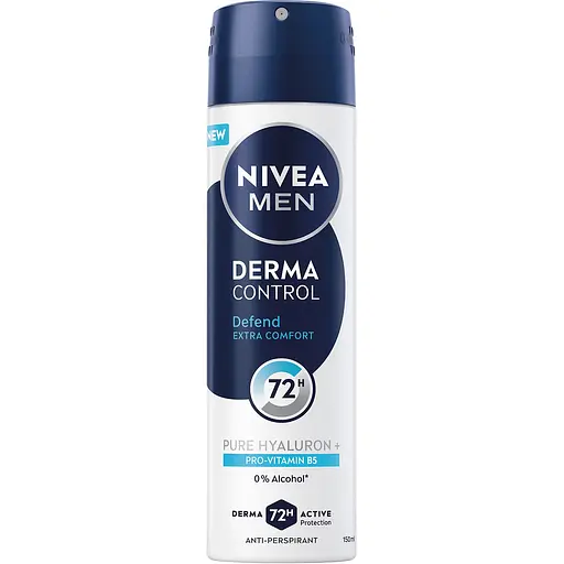 Антиперспирант Nivea Men Дерма контроль. Защита и экстракомфорт спрей 150 мл