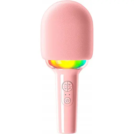 Микрофон с караоке Epik L8 Pink (98503) - фото 1