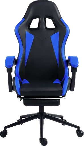 Геймерское кресло GT Racer черное с синим (X-2323 Black/Blue) - фото 5