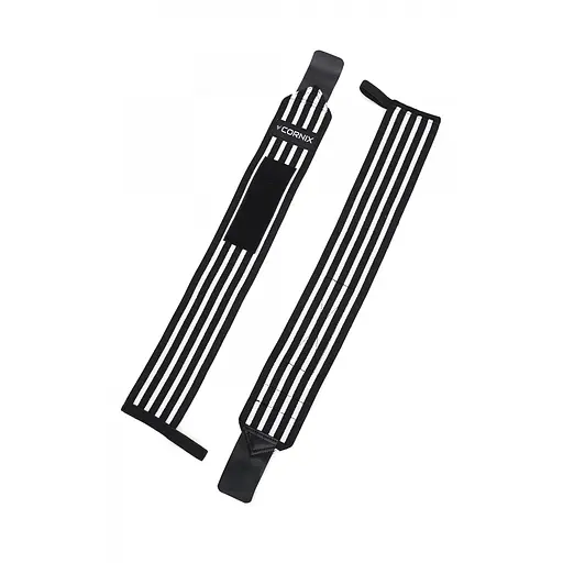 Бинти для зап'ясть (кистьові бинти) Cornix Wrist Wraps XR-0194 Black/White - фото 3