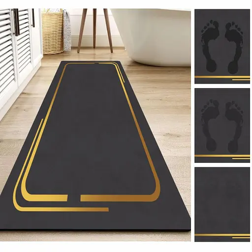 Набор диатомитовых ковриков для ванной и кухни Aquarius 50х80 см/50х120 см. - фото 3