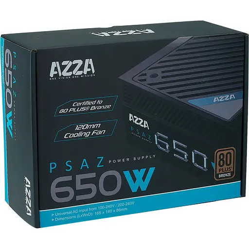 Блок живлення Azza 650W (PSAZ-650W) [141272] - фото 4