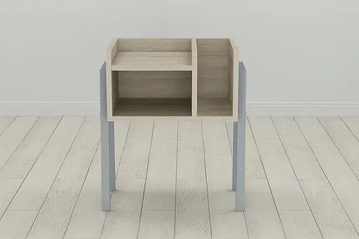 Тумба модульна Ferrum-decor Амелі 540x450x320 метал Сірий ДСП Сонома 16 мм (FRD-103020) - фото 4