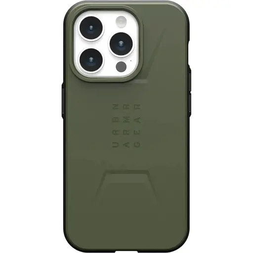Оригінальний протиударний чохол UAG Civilian MagSafe для iPhone 15 Pro (6.1") Olive (114275117272)