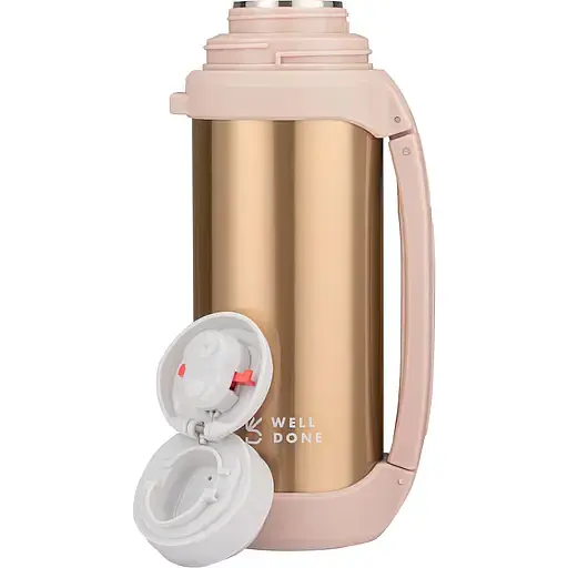 Термос Well Done 1000 мл золотий (WD-7031D) - фото 2