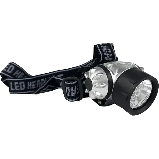 Ліхтар налобний світлодіодний Good Bike 7 LED на батарейках водозахисний (92303-IS) - фото 1