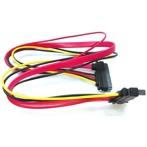 Кабель питания для видеокарты (удлинитель) SATA 7+15pin M/F, 0.3м