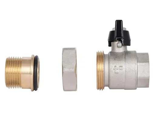 Кран шаровой Thermo Alliance "Американка" Base 1" ВН прямой, PN40, бабочка SD221W25 - фото 7