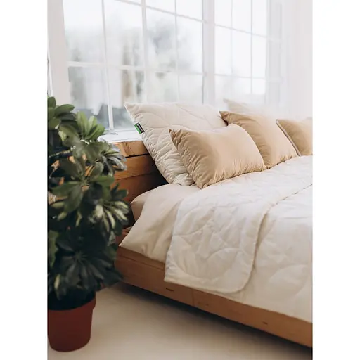 Набір Sonex Hawaii: покривало двостороннє 240х220 см + наволочка 70х50 см 2 шт. бежевий (SO102524) - фото 2