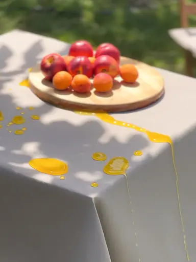 Водоотталкивающая cкатерть Капучино однотон 110х110 см (+ 4 салфетки 30х40) - фото 5