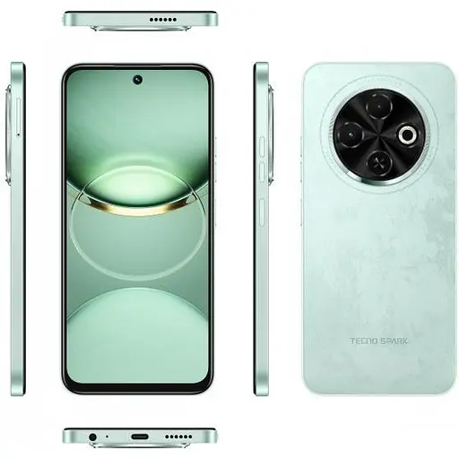 Смартфон Tecno Spark 30C KL5n 6/128GB Magic Skeen Green 4894947051814 - фото 6