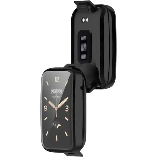 Чехол-накладка DK Silicone Face Case для Xiaomi Mi Band 7 Pro (black)