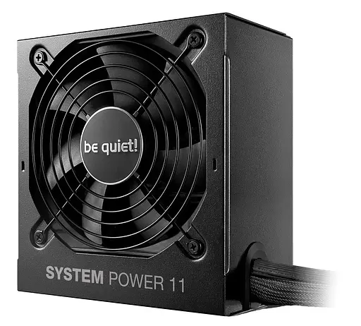 Блок живлення 550 Вт, be quiet! System Power 11, чорний, 80+ Bronze, Active PFC, 12 см, 1xMolex/5xSATA/1x16-pin/2x6+2-pin - фото 1