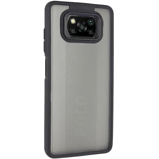 Чохол TPU+PC Lyon Frosted для Xiaomi Poco X3 NFC / Poco X3 Pro Black