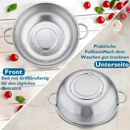 Друшляк сито Edenberg 25 см із двома ручками EB-18229 - фото 3