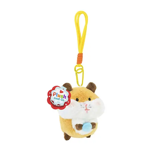 Мягкая игрушка-брелок "Хомячок" Plush and Co PLC25003-4, 8х5х11 см - фото 1