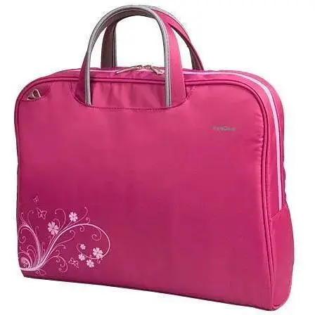 Сумка для ноутбука 16" PortCase KCB-52 розовый полиэстер 41x31x9 см - фото 1