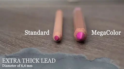 Карандаш цветной Megacolor Белый (29101) Cretacolor - фото 4