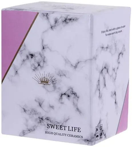 Кружка фарфоровая BonaDi Coffee Prelude Happy Day 420 мл с крышкой и ложкой BonaDi белая (984-203З) - фото 2