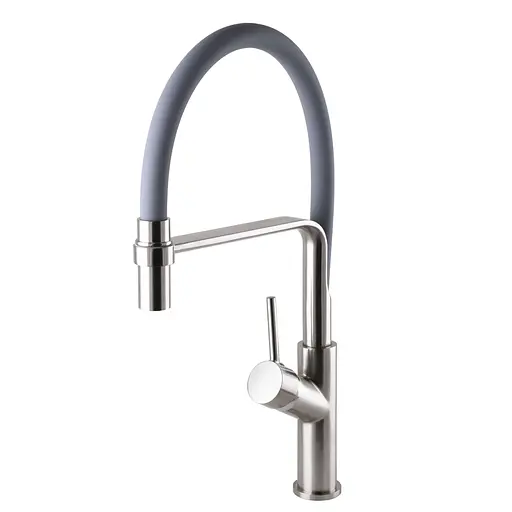 Смеситель для кухни Globus Lux Denver Flex GDF-32-08-02 Серый - фото 5