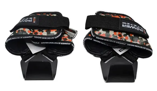 Крюки для тяги на запястье Power System PS-3370 Hooks Camo Black/Red L (PS_3370_Black/Red L) - фото 3