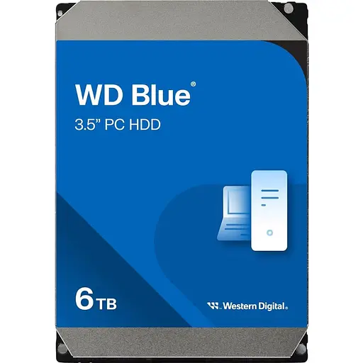 Жорсткий диск 3.5" Western Digital Blue 6 TB SATA 256 MB (Western Digital60EZAX) [141083]