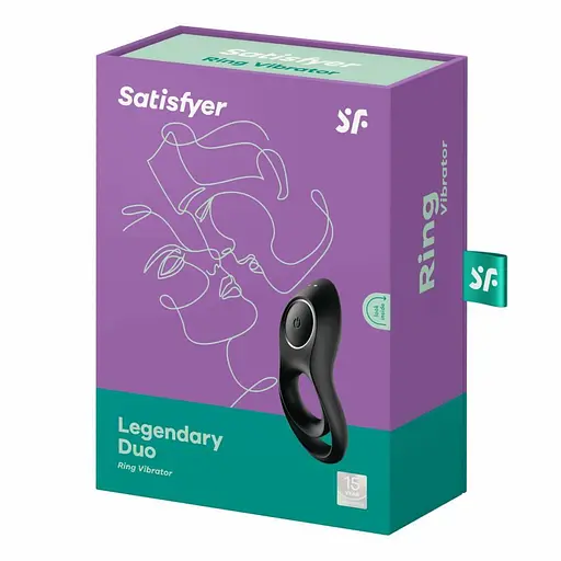 Виброкольцо Satisfyer Legendary Duo черный - фото 6