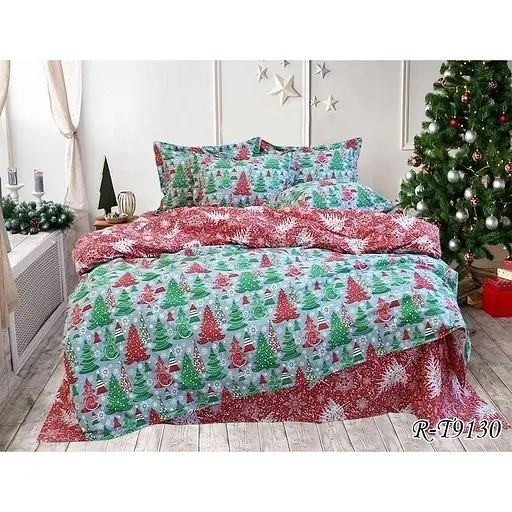 Комплект постільної білизни TAG Tekstil з компаньйоном 2-спальний 000210585 (R-T9130)
