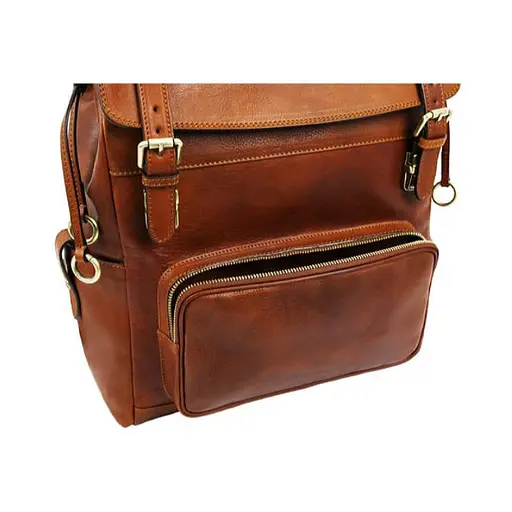 Кожаный рюкзак Time Resistance 35х40х15 см sum0028460 - фото 10