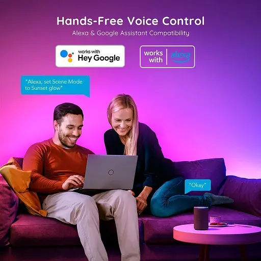 Светодиодная лента Govee H618C Basic Wi-Fi + Bluetooth LED Strip Lights RGBIC 10м (H618C3D1) [136707] - фото 4