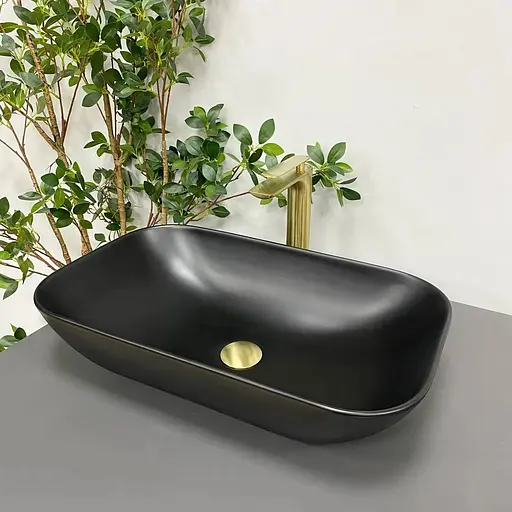 Умивальник VBI Avezzano black matt накладний VBI-014401, Чорний матовий - фото 1