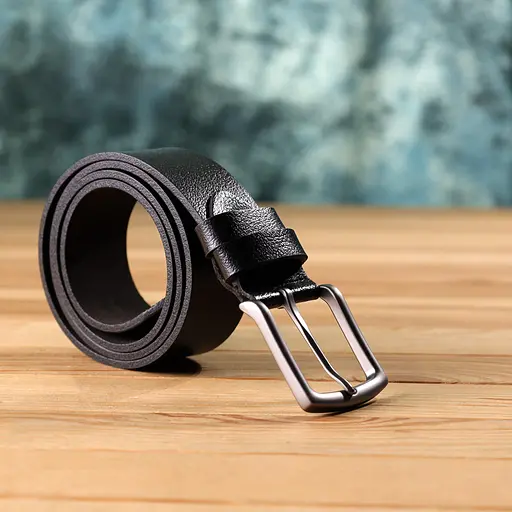 Ремінь із натуральної шкіри Bond надійний чоловічий 130х3,7 см acs0029615 - фото 8