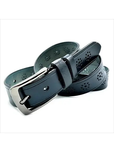 Ремінь шкіряний Le-Mon жіночий 110-115х3,3 см acs0023795 - фото 2