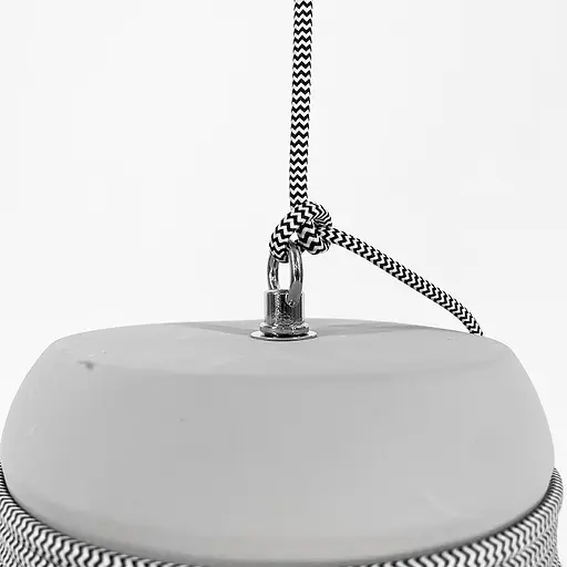 Подвес с бетонным плафоном и хромированным основанием | Line F | Арт. MJ186/1 GR+GR - фото 7