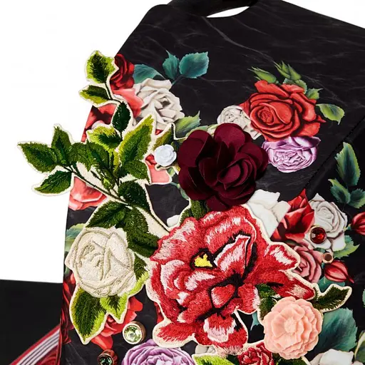 Люлька Cybex Mios Lux R Spring Blossom Dark + Комплект текстилю для прогулянкового блоку Cybex Mios Spring Blossom Dark + Шасі для коляски Cybex Mios LS RBA Chrome Brown - фото 6