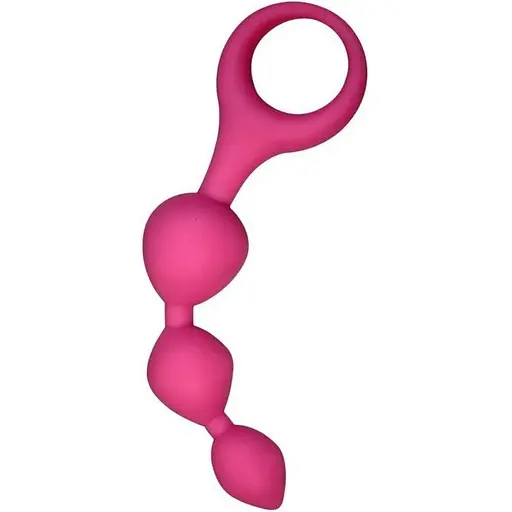 Анальні кульки Alive Triball Pink