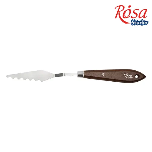 Мастихін Rosa Studio ArtWork №6 хвилястий довжина 7.5 см - фото 2