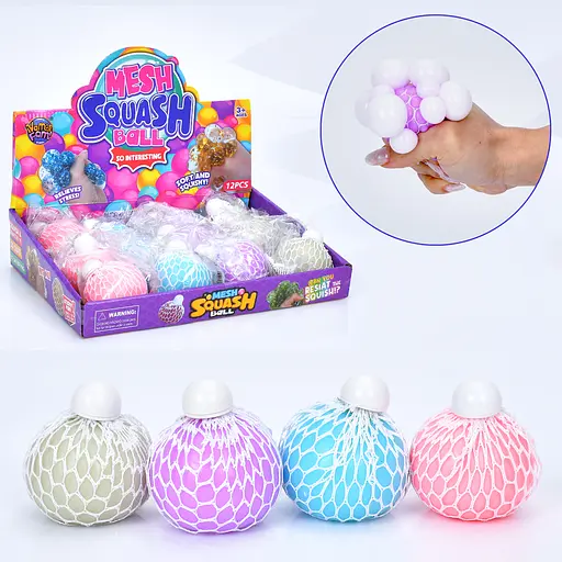 Іграшка антистрес, виноград, 6 см, 4 кольори, 30.5x7x22.5 см