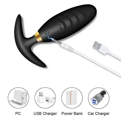 Анальна пробка "Svakom Primo Wine" з вібрацією з Д/У USB K000425 - фото 2