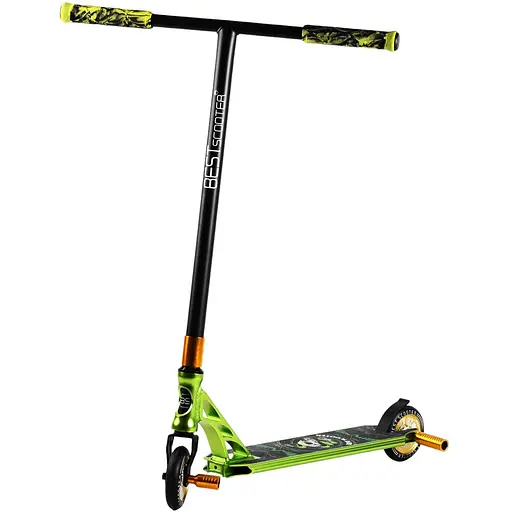 Самокат трюковий Best Scooter 60х85 см Зелений 000231663