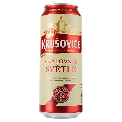 Уцінка. Пиво Krusovice Svetle, світле, 4,2%, з/б, 0,5 л (743430) - фото 1