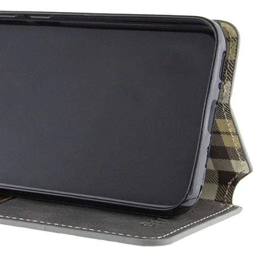 Шкіряний чохол-книжка Getman Cubic PU для Realme 11 4G Сірий - фото 3