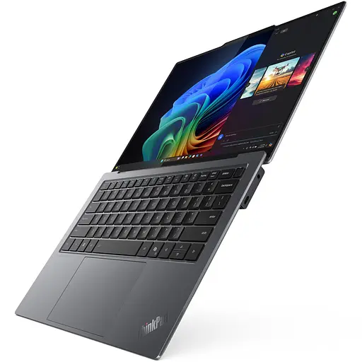 Ноутбук Lenovo ThinkPad X9-14 Gen 1 з процесором Intel Core Ultra 5 228V pana la 4.5GHz, 14" WUXGA, OLED, 32GB LPDDR5x RAM, 512GB SSD, Intel Arc графікою, Windows 11 Pro, сірий, 3y on- - фото 7