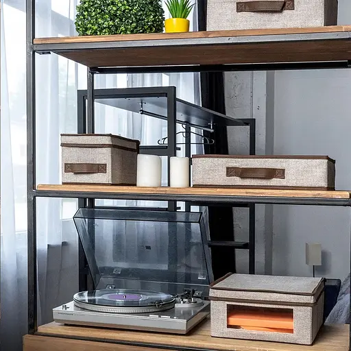 Короб для хранения Handy Home с крышкой 30x28x15 см серый (ESH07) - фото 4