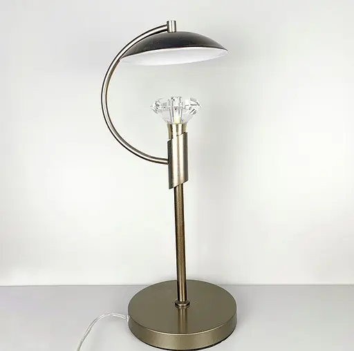 Настільна декоративна лампа із кришталевою лампочкою Line.F Колір корпусу Бронза - фото 7